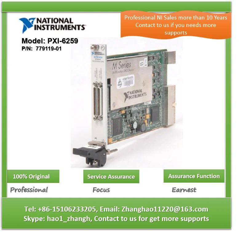 NI PXI-6259 779632 -01 PXI DAQ 신호 조절