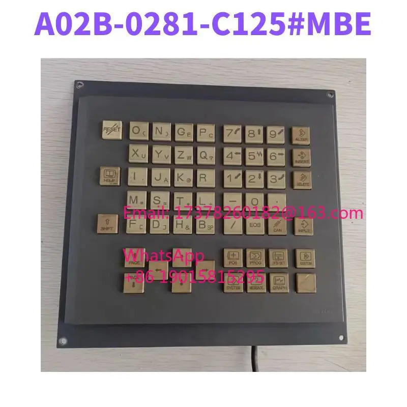 리퍼 FANUC A02B-0281-C125 MBEHost 키패드 완료