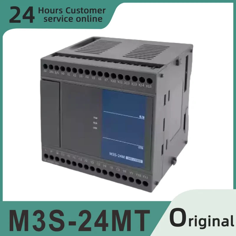 PLC M3S 시리즈 프로그래밍 가능로직 컨트롤러 FX1S 소프트웨어 Works2 와 호환 M3S-24MT