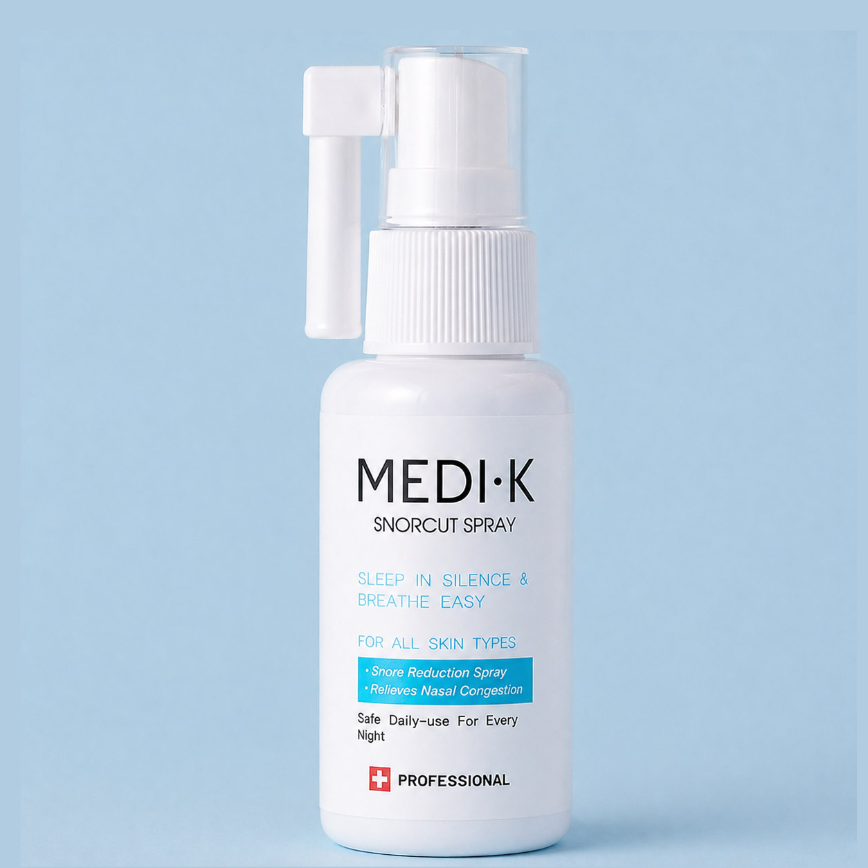 약국입점 의약외품 메디케이 스노컷 코골이 방지 스프레이 50ml 코막힘 건조함 방지 비강확장 무호흡 예방 - 상품 이미지