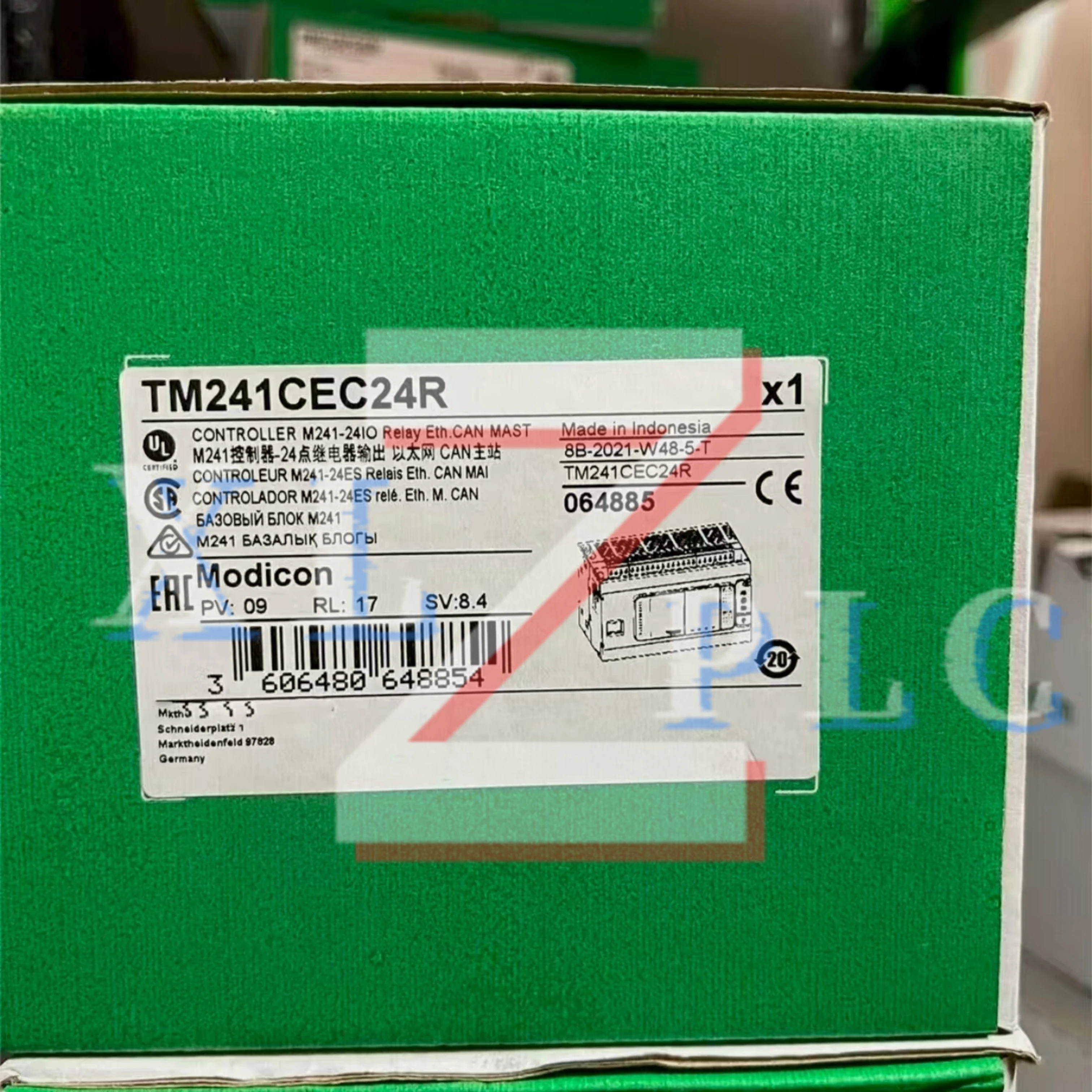 오리지널 PLC 컨트롤러 TM241CE24U TM241CE40R TM241CE40T TM241CE40U TM24124R TM24124T TM24124U