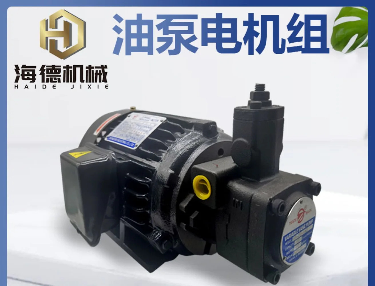 유압 펌프 어셈블리 내부 샤프트 모터 스테이션 액세서리 시스템 VP20  0.75KW1.5