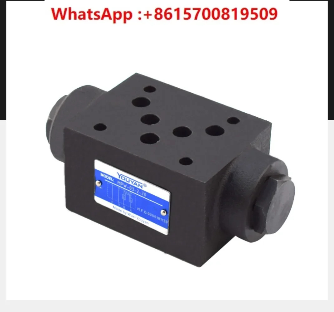 스택 MPW-03 유압 제어 체크밸브 MPA-01 MPB MPW - 01-2/4-40 04 06 압력 유지 밸브