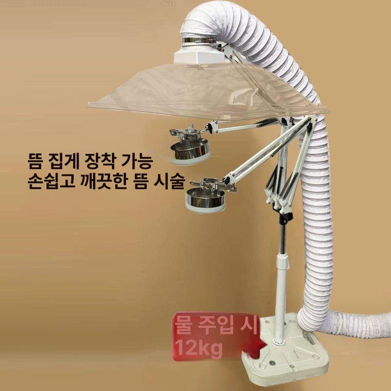 소형 연기흡입기 환풍기 가정용 배기팬 자바라 후드 제연 덕트팬 간이 정화 업소용 - 상세 이미지 3
