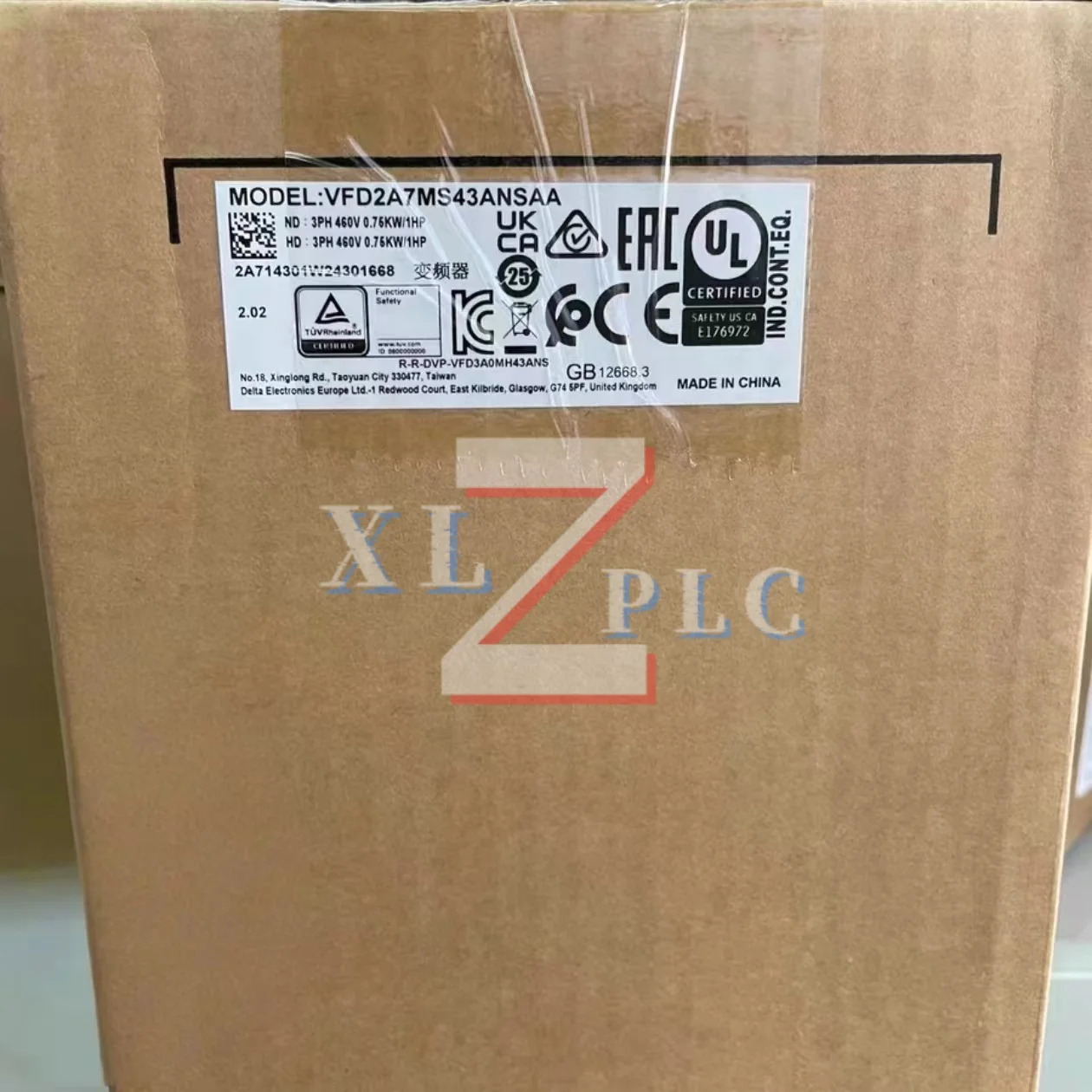 VFD2A7MS43ANSAA VFD2A8MS21AFSAA VFD2A8MS21ANSAA 오리지널 주파수 변환기