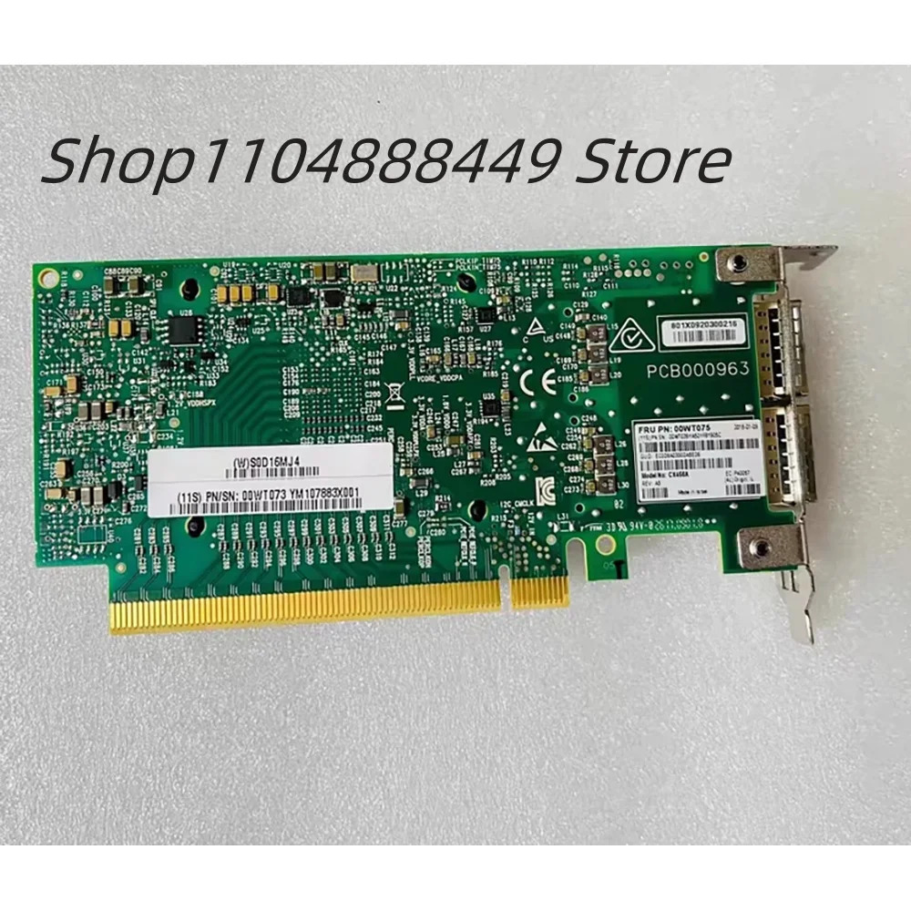 MCX456A-ECAT 100G 10기가비트 네트워크 카드 00WT075 CX456A