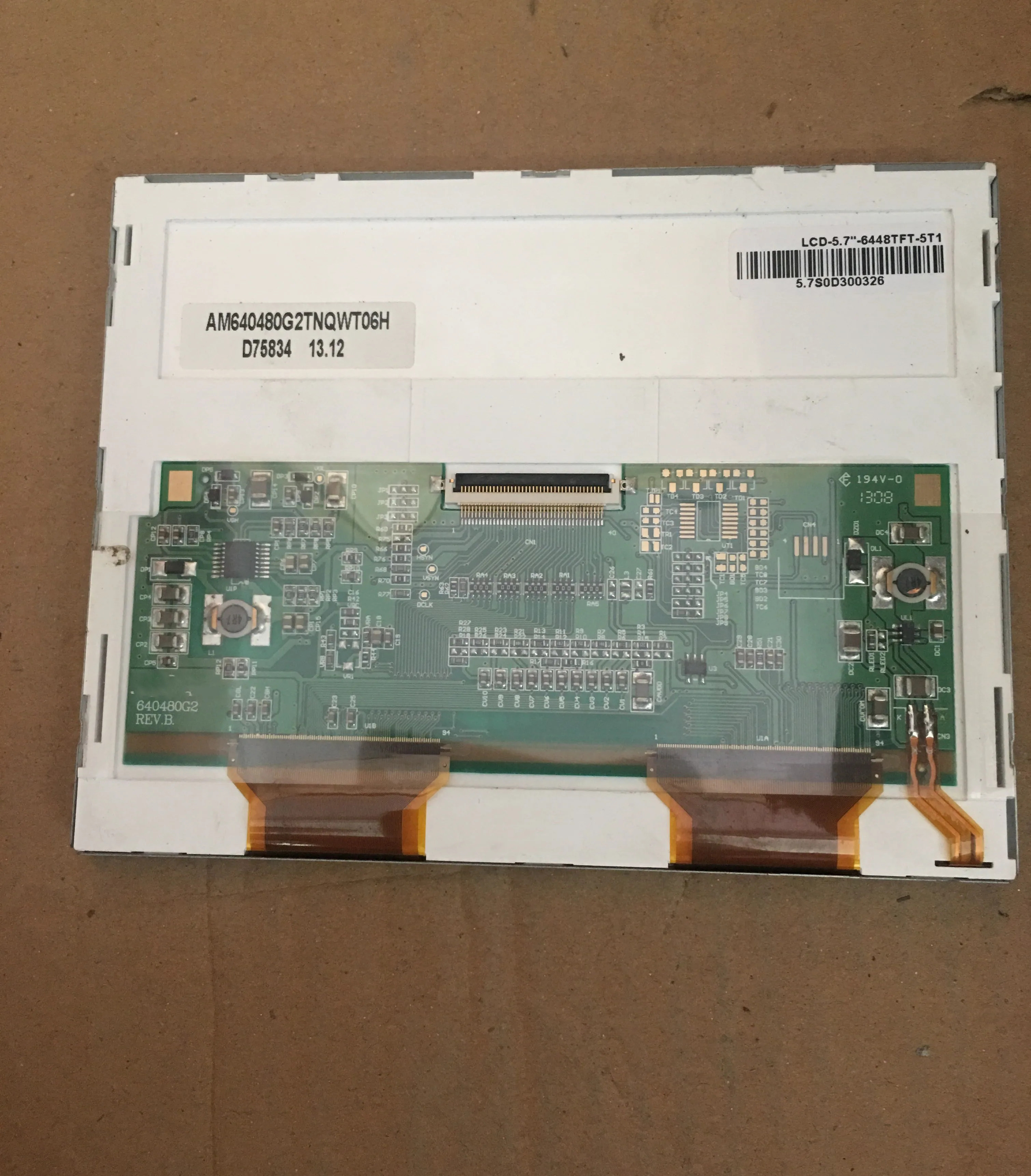 오리지널 AM 640480 G2TNQWT06H 5.7인치 LCD 디스플레이 스크린 패널