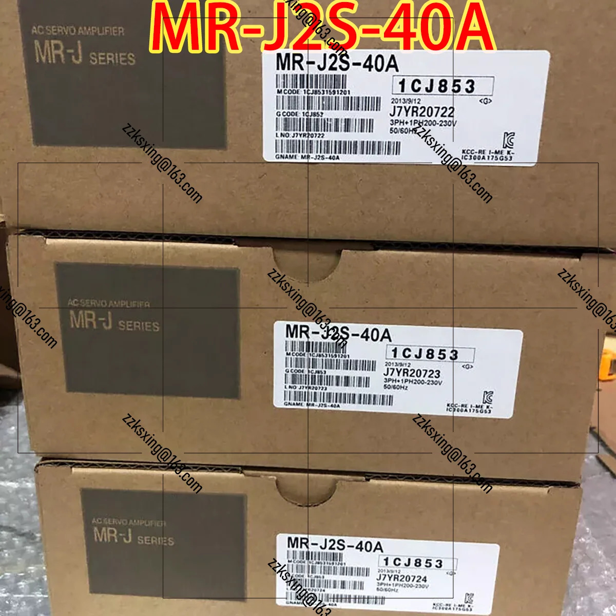 오리지널 MR-J2S-40A AC 서보 드라이버 신