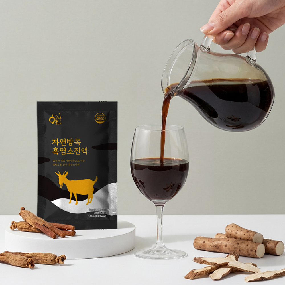 황금이네 자연방목 흑염소진액 엑기스 흑염소즙 100ml 150포(한마리) - 상세 이미지 5