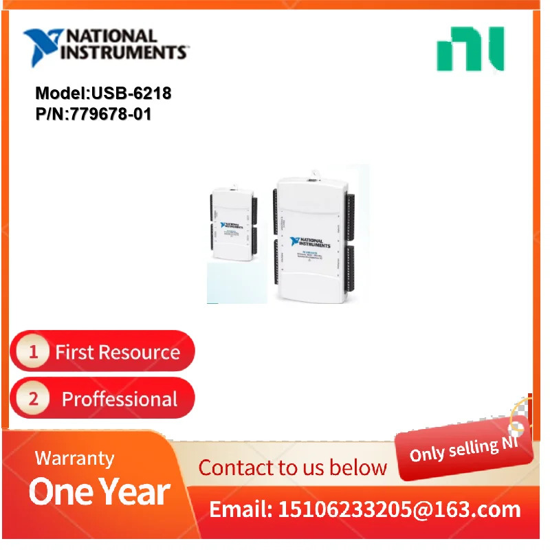 NI USB-6218 779678-01 32 AI 16 비트 250 kS/s 2 AO 8 DI DIO USB I/O 장치