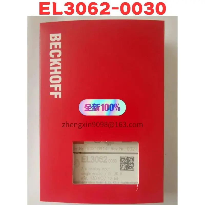오리지널 EL3062-0030 EL3062 0030 모듈