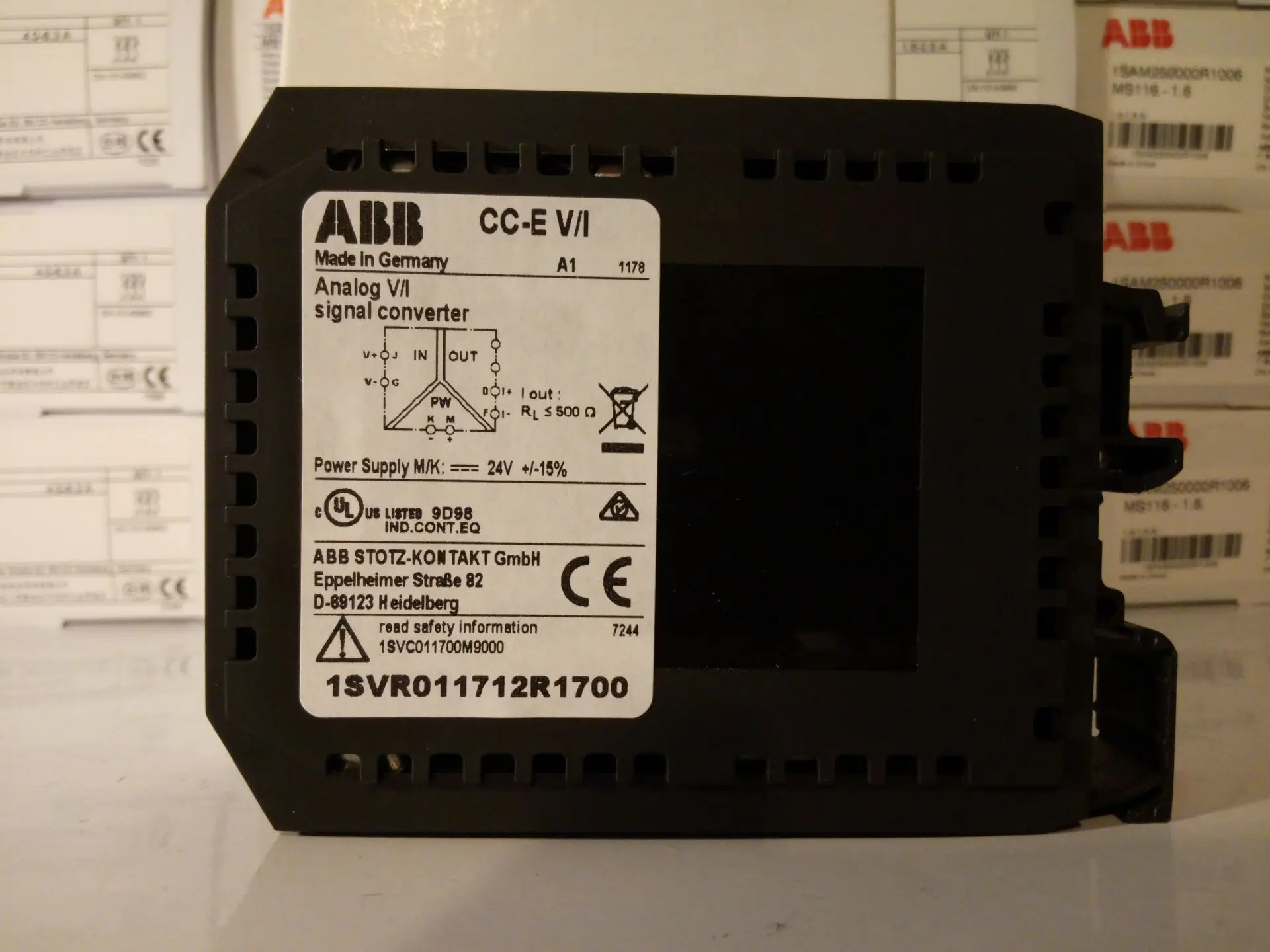 ABB 아날로그 신호 변환기 CC-E V/I 0-10V/4-20mA 신