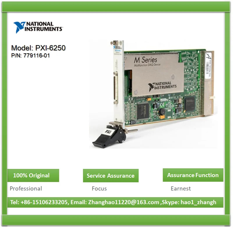 NI PXI-6250 779116 -01 아날로그 I/O 관련 디지털 2개32비트 카운트/세트 트리거 제공