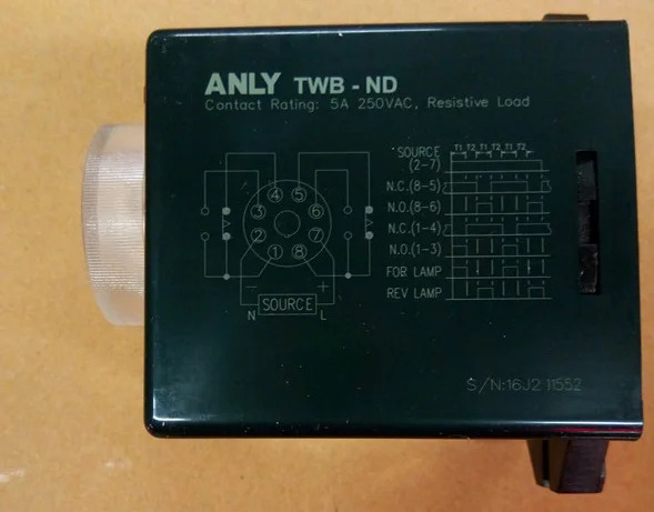 대만 ANLY TWB-ND 모터 정방향 역방향 시릴레이