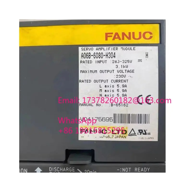 리퍼 A06B-6080-H304 서보 증폭기 모듈 완료