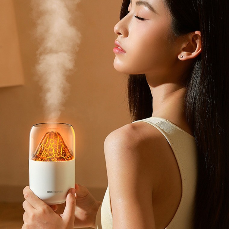 도모아 볼케이노 USB 무드등 가습기 250ml 휴대용 소형가습기 - 상품 이미지