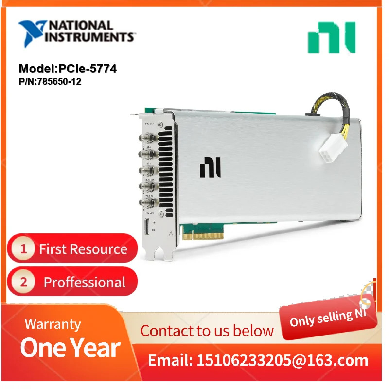 NI PCIe-5774 785650 -12 오실로스코프/디지타이저 모듈형 기기