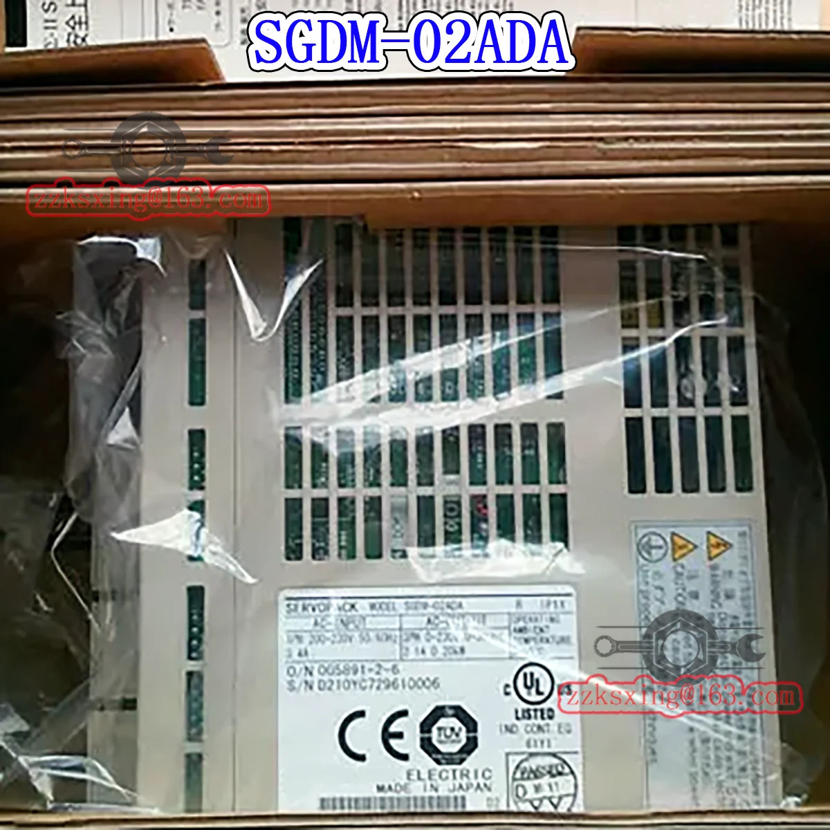 오리지널 AC 서보 드라이버 Brann-SGDM-02ADA