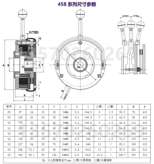 BFK458-06E DC205V 20W 4Nm