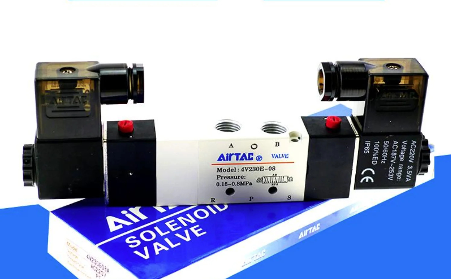 AirTAC 솔레노이드 밸브 신 4V230E-08-A AC220V