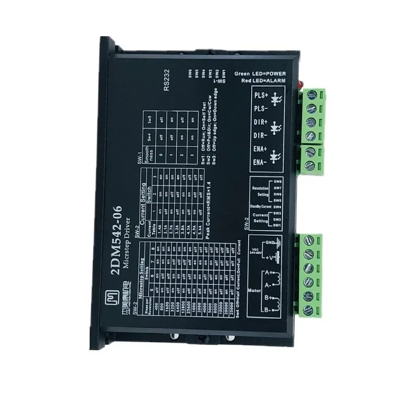 2DM542-06 2 상 모터 드라이버 57 스테핑 24V-50V