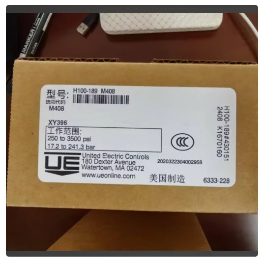 UE 압력 스위치 H100-189-M408 H100-188-M408 H100-189 H100-188