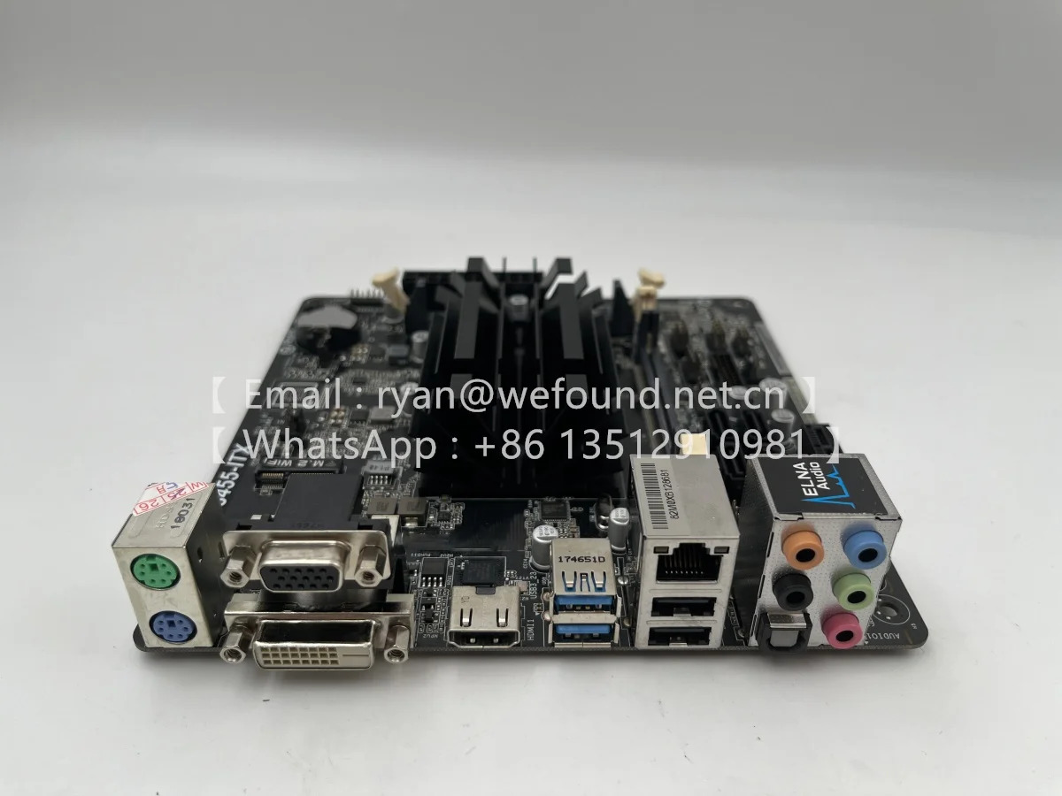 ASRock호환 슈퍼 합금 ITX 마더보드J3455-ITX 쿼드 코어 프로세서 J3455 DDR3/DDR3L 1866 SO-DIMM