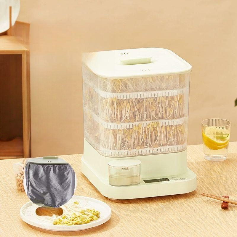 가정용 콩나물재배기 새싹 채소 녹두 수경재배 베란다 상추키우기 무토양 발아기 - 상세 이미지 2