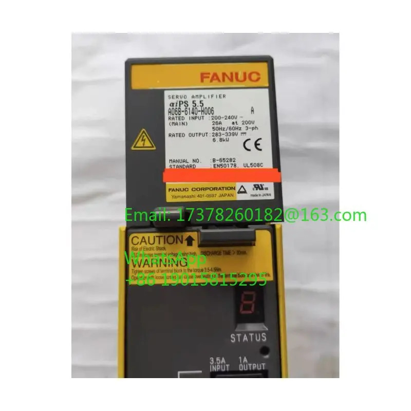 리퍼 A06B-6140-H006 서보 드라이브 장치 완료