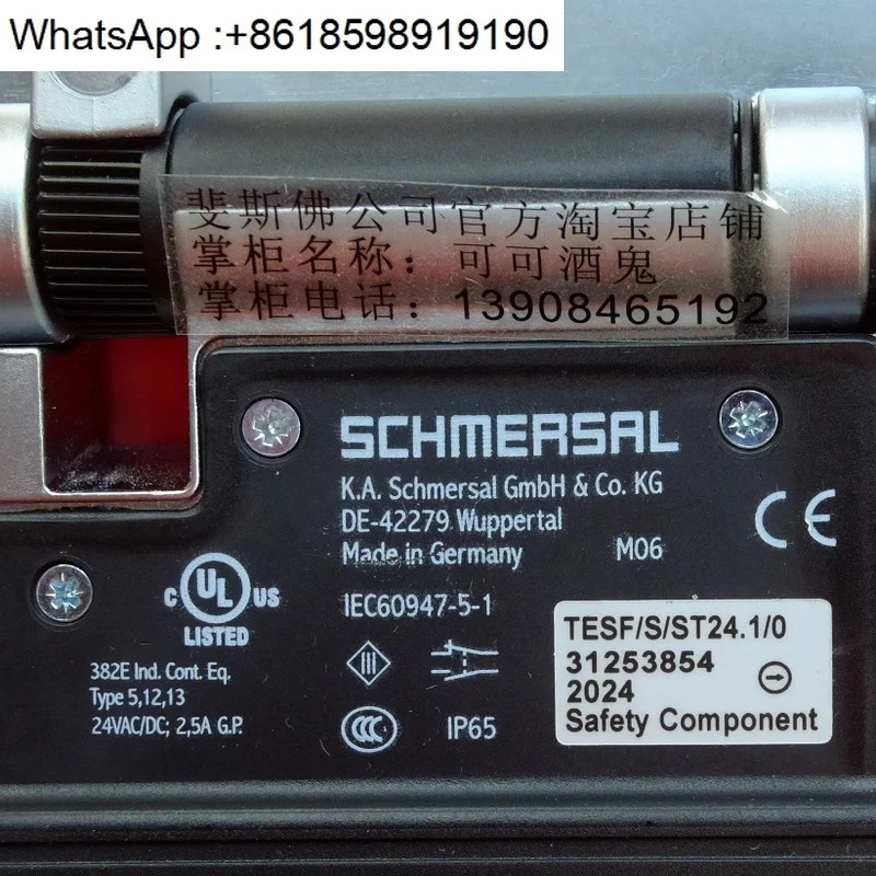 Schmersal 101182735 안전 힌지 스위치 TESF/S/ST24.1/0