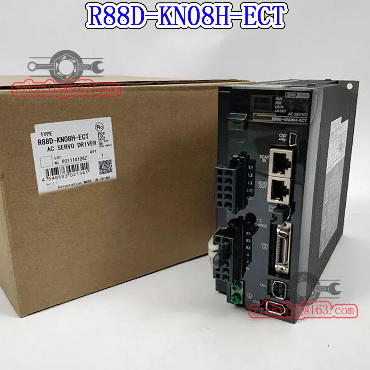 오리지널 AC 서보 드라이버 신 R88D-KN08H-ECT