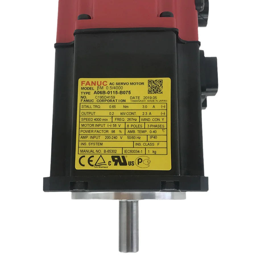 A06B-0115-B075 FANUC AC 서보모터 리퍼 완료 A06B 0115 B075