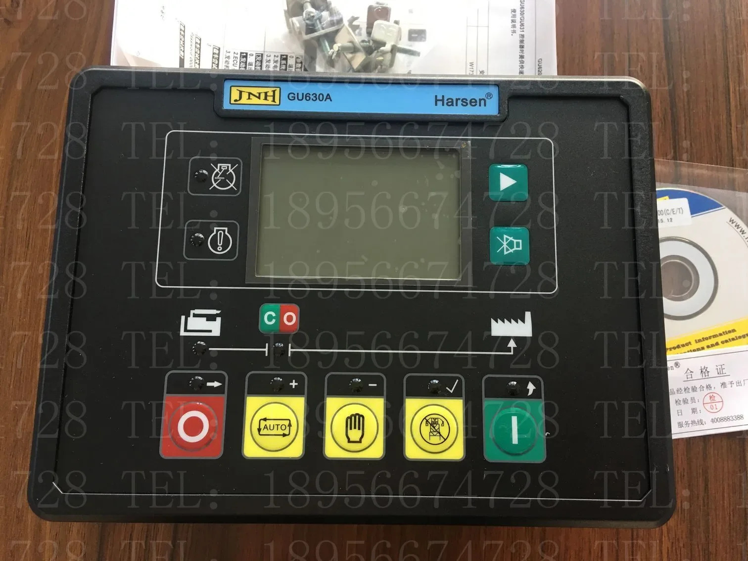 GU630A-00 GU631A Kaixun 발전기 세트 자체 시작 컨트롤러 컴퓨터 보드 디스플레이 화면 원본