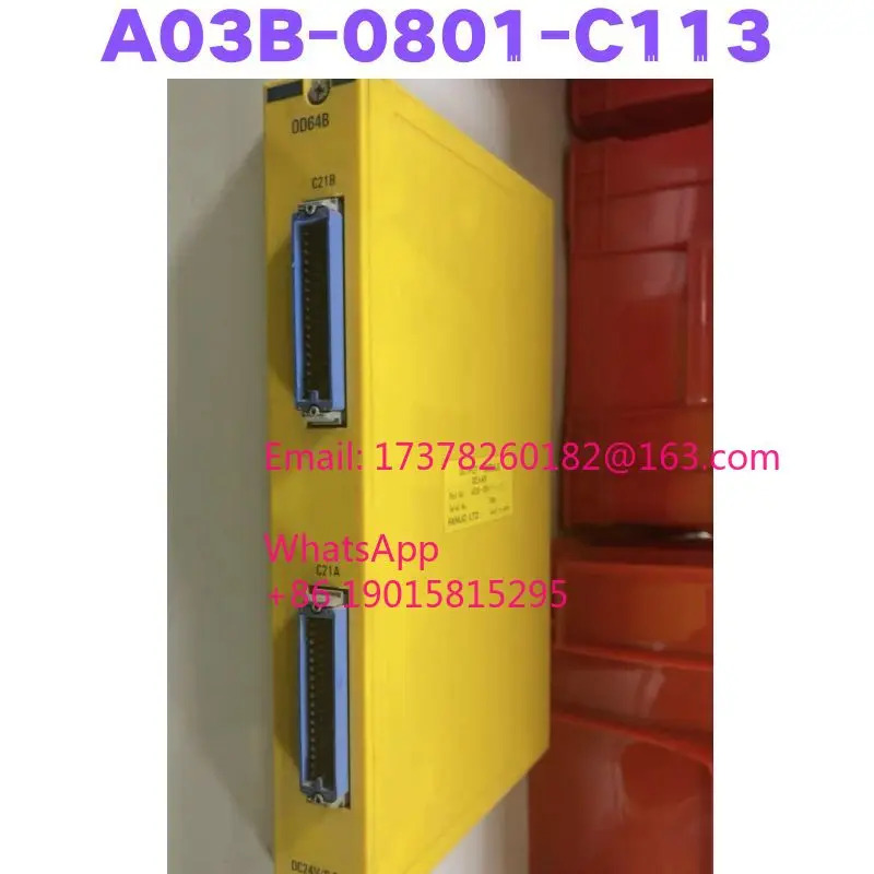 리퍼 A03B-0801-C113 IO 모듈 완료