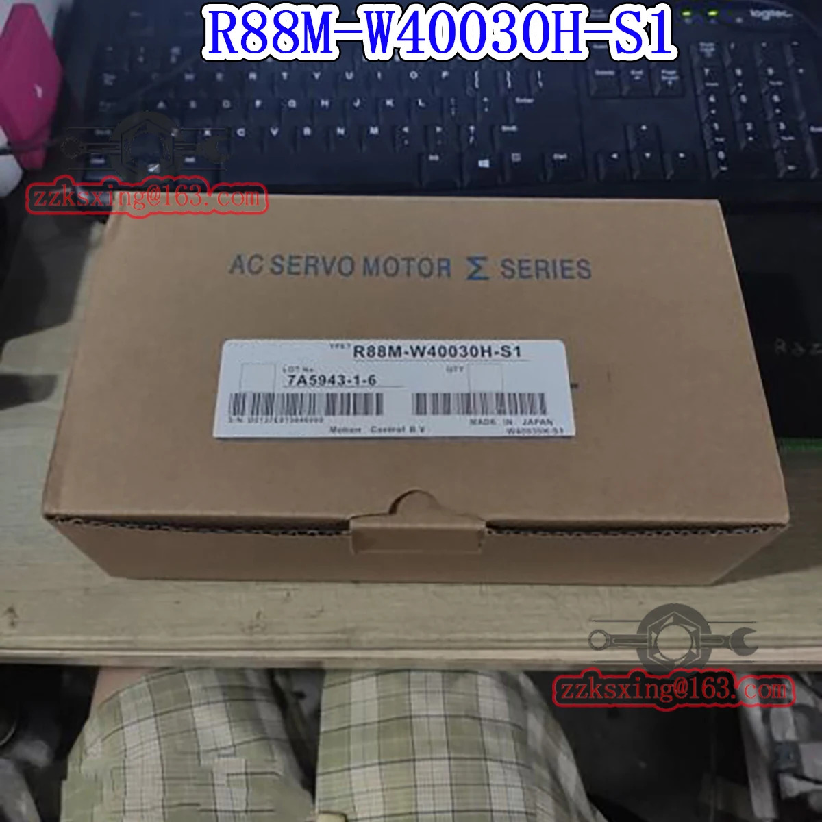 오리지널 AC 서보모터 R88M-W40030H-S1