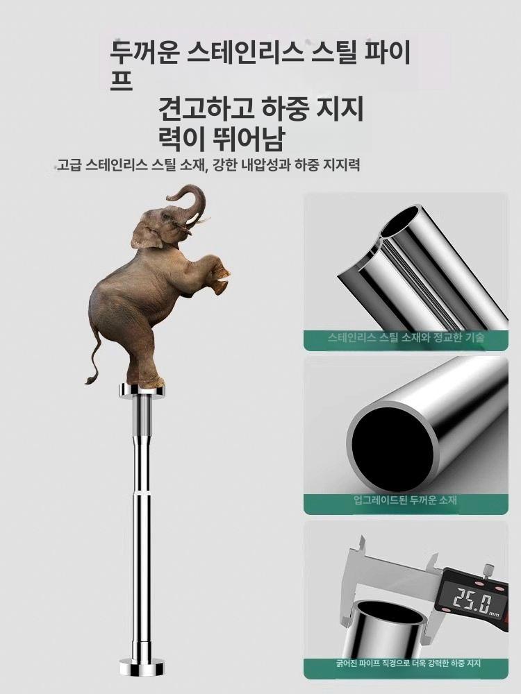 심플 선반지지대 하중 접착식 받침대 무타공선반브라켓 지지봉 벽선반브라켓 - 상세 이미지 4