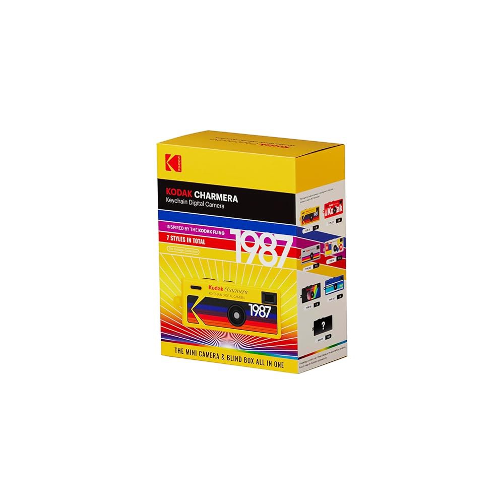 KODAK CHARMERA 키체인 디지털 카메라 블라인드 (1개), 마이크로 박스 SD 미니 및 비디오 녹화, 1.6메가픽셀, 백 카드 카메라, 싱글 참, 디지캠, 초보자 성인용 - 상세 이미지 2