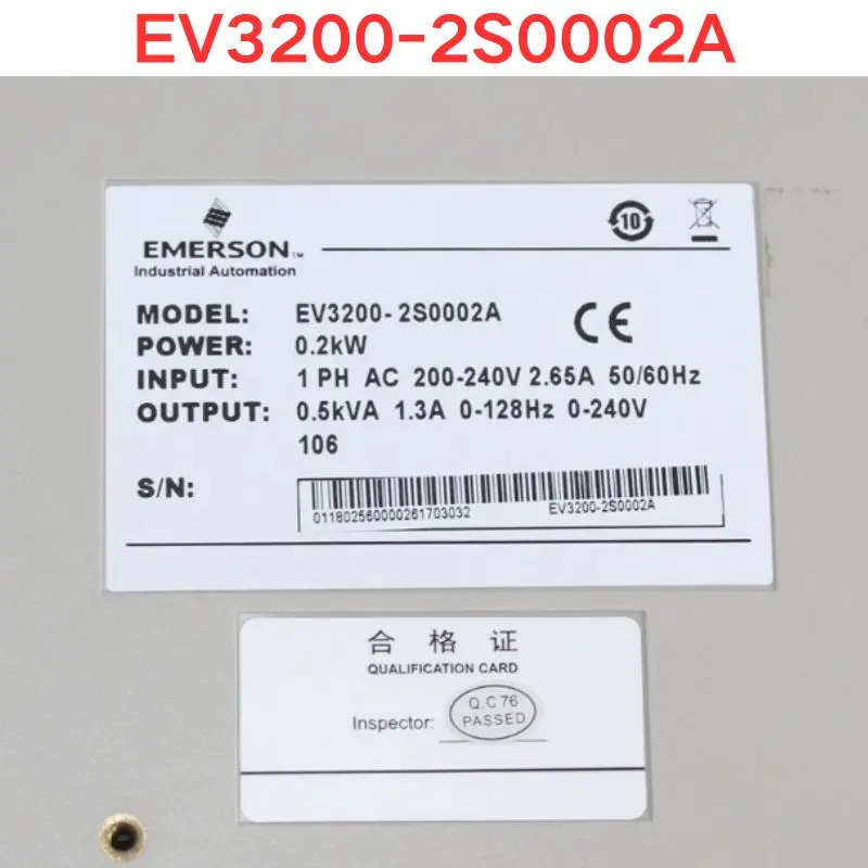 오리지널 Emerson EV3200-2S0002A 도어 오퍼레이터 인버터