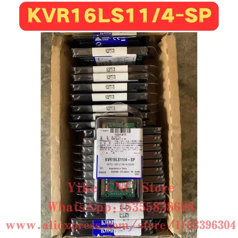 오리지널 KVR16LS11/4-SP 메모리 모듈