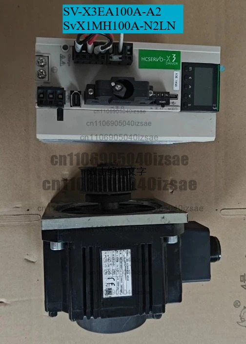 X3E 서보 세트 1Kw 드라이버 모델 SV-X3EA100A-A2 모터 SV1MH100A-N2LN 완전 기능 리퍼 완료