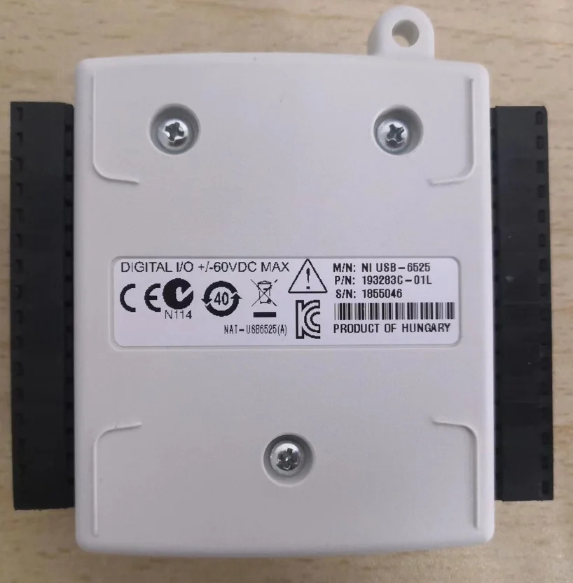 NI USB-6525 779640 -01 16채널 60V 솔리드 스테이트 릴레이 8개 입력 채널 절연 디지털 I/O 장치