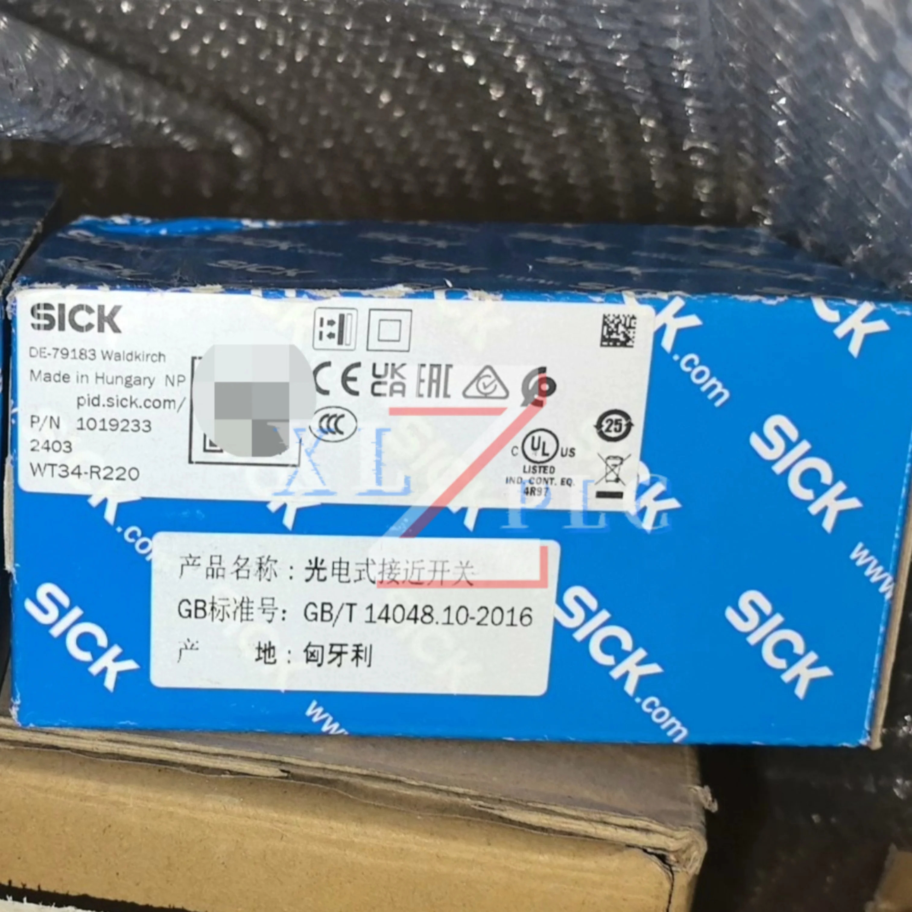 WT34-R220 광전센서 스위치 원본 12-3P2431