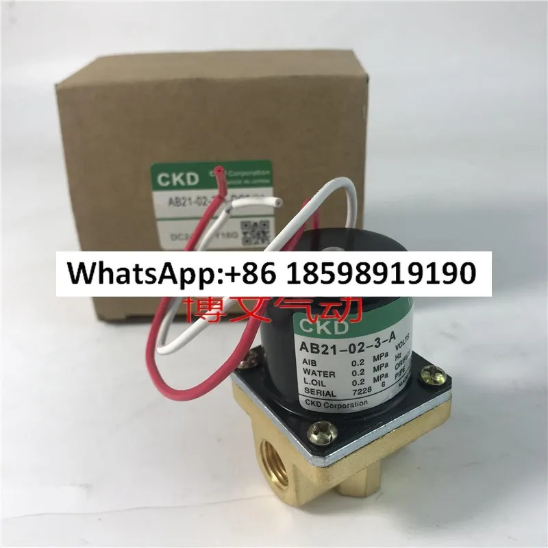 솔레노이드 밸브 AB21 01 02 2 3/5 A AC220V AC110V 3-A-DC24V