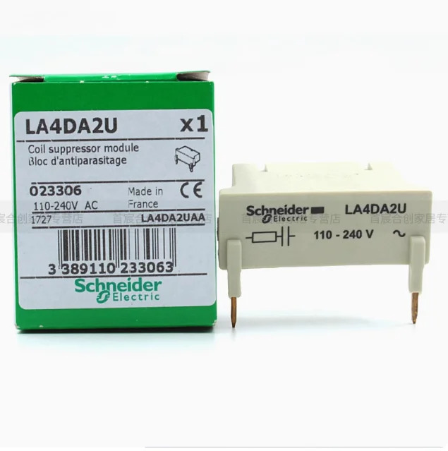 SCHNEIDER 서지 억제 모듈 LA4DA2U 접촉기 부착 AC AC110-240V