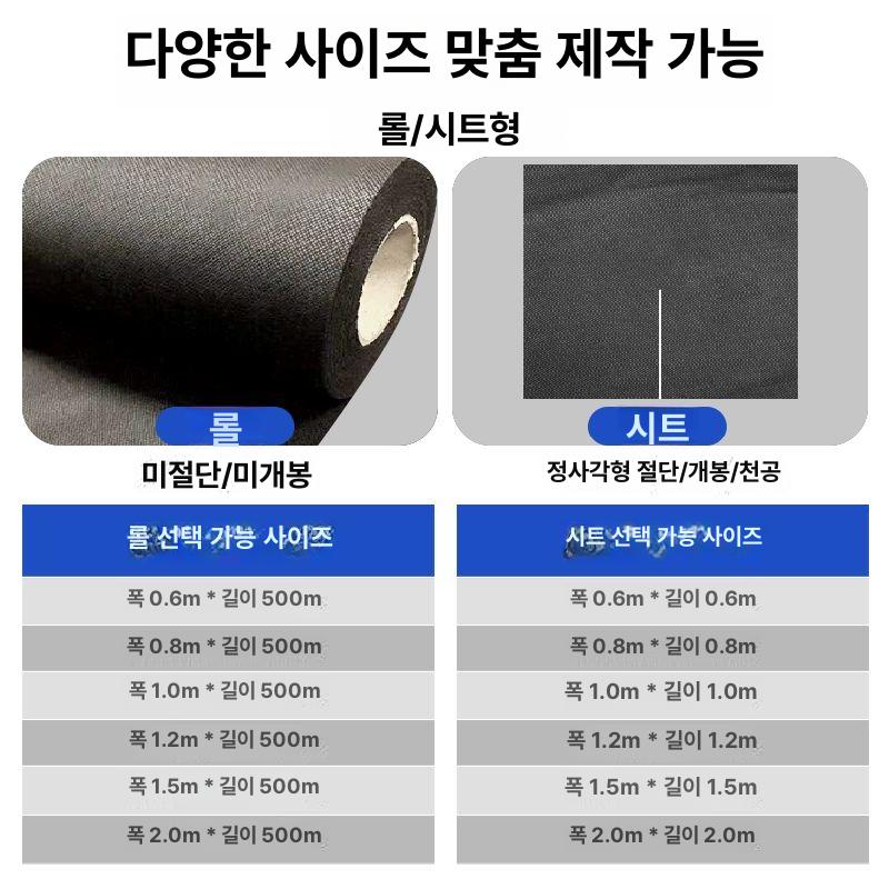 농사용 부직포 방지 보온덮개 잡초 농업용 커버 단열 냉해 깔개 롤 비닐하우스 - 상세 이미지 3