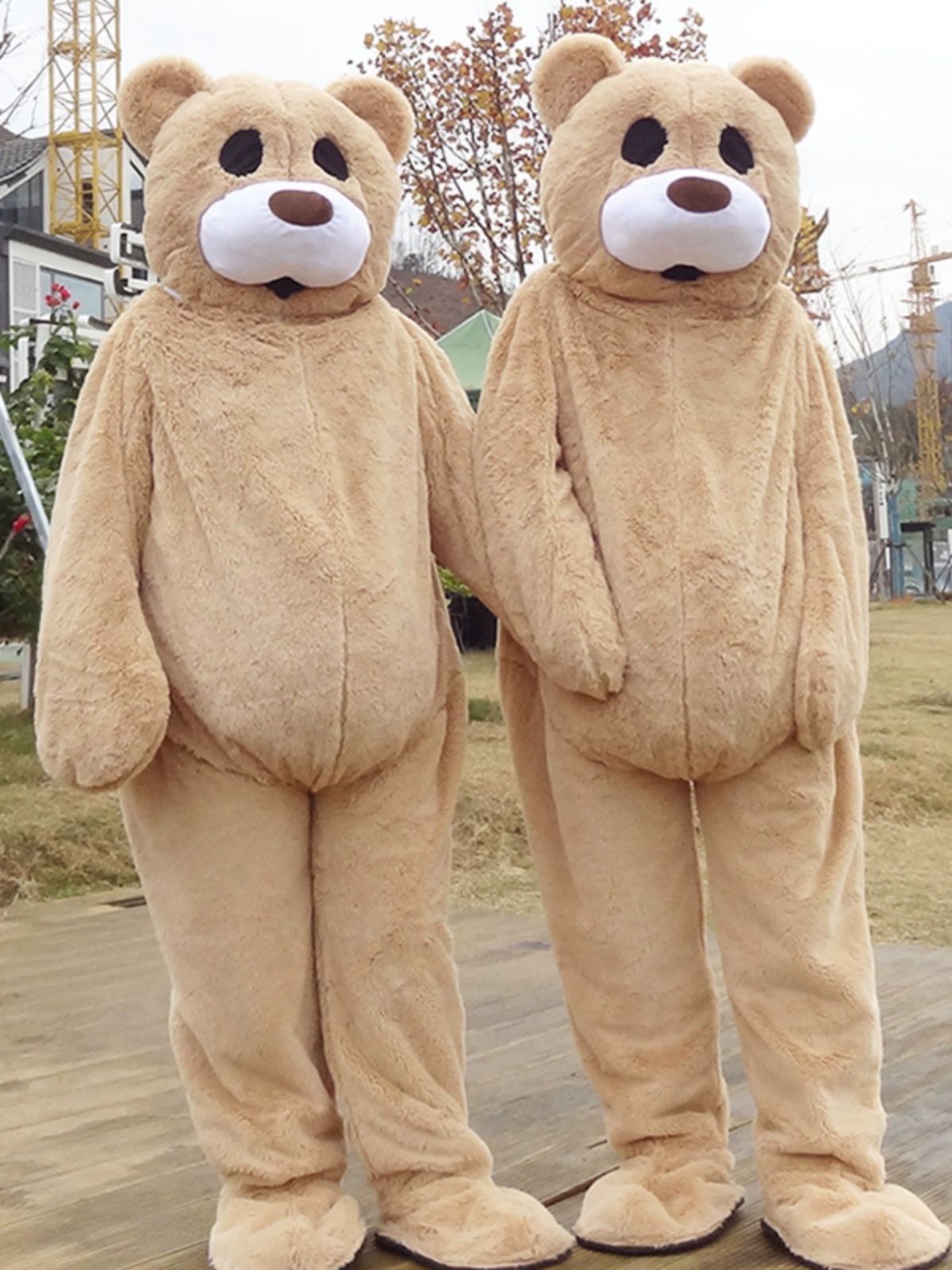 캐릭터 인형탈 코스튬 공연 분장 복장 무대 행사용 코스프레 할로윈 컨셉 귀여운 전신 - 상세 이미지 3