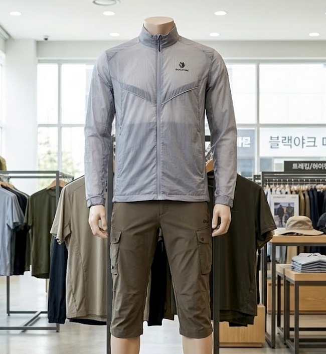 블랙야크 남성 여름 초경량 패커블 아우터 등산 바람막이 자켓 - 상세 이미지 4