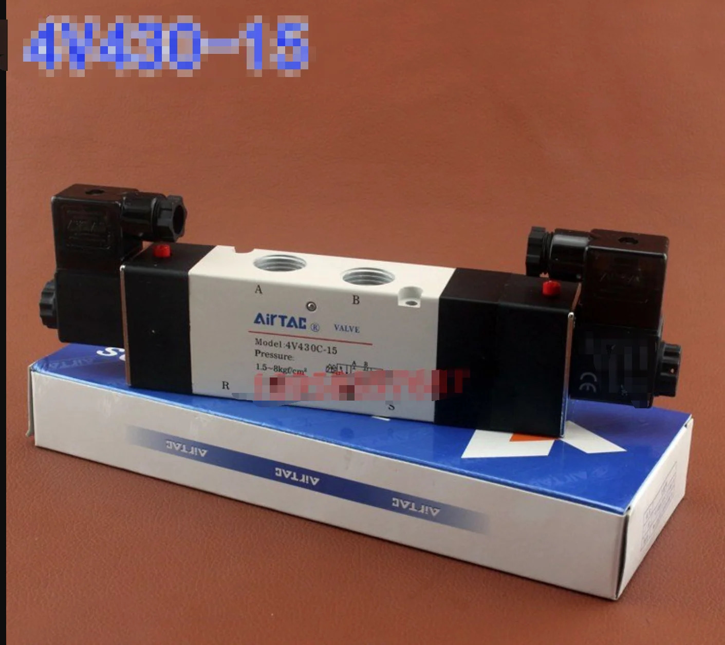 AirTAC 솔레노이드 밸브 신 4V430C-15-F DC12V