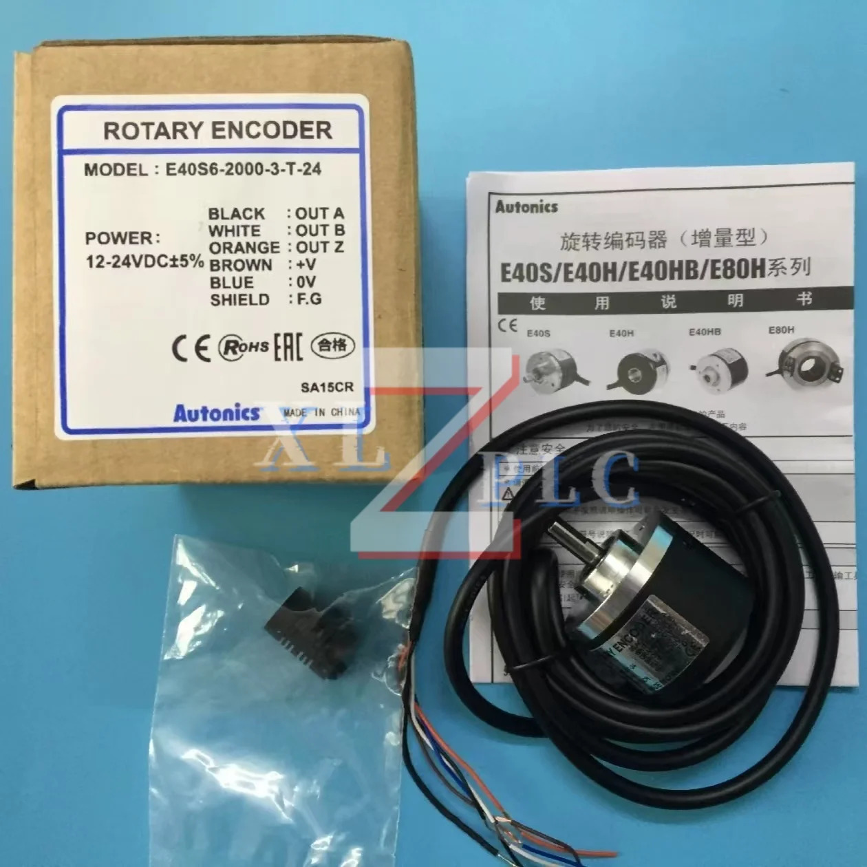 오리지널 인코더 E40S6-2000-3-T-24 E50S8-360-3-T-24