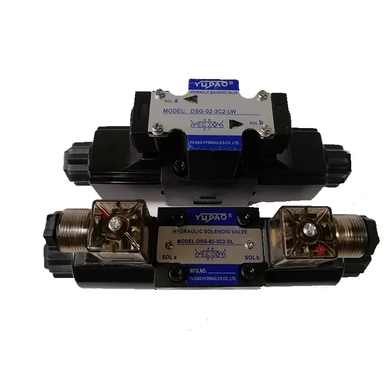 유압 솔레노이드 밸브 전자기 방향 DSG-02-3C2-DL/LW220V24V110V3C43C6